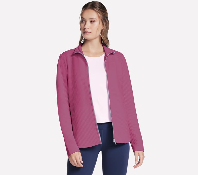 The Hoodless Hoodie GO WALK Shine Jacket, ROSE, fullimage number 0
