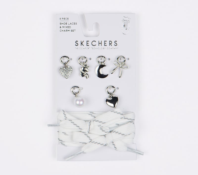 Foil Hearts Lace Charm Pack, ARGENT, fullimage number 0