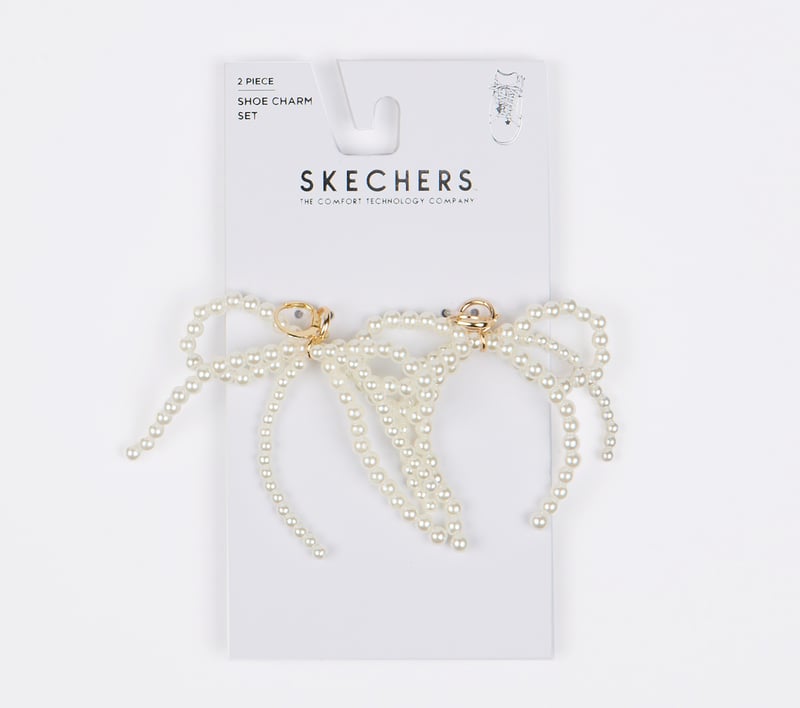 Pearl Bow Lace Charm Pack, BLANC, fullimage number 0