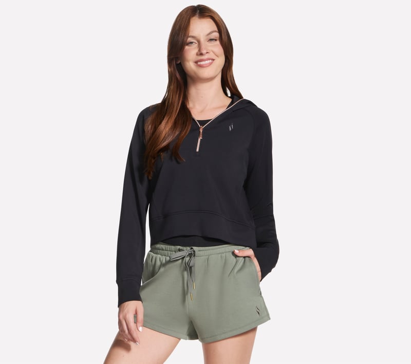 SKECHLUXE Elevate 1/4 Zip, BLACK, fullimage number 0