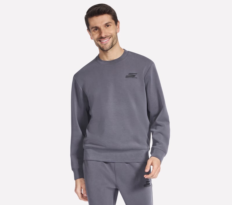 SKECHCLOUD Elevate Crew, NOIR / GRIS ANTHRACITE, fullimage number 0