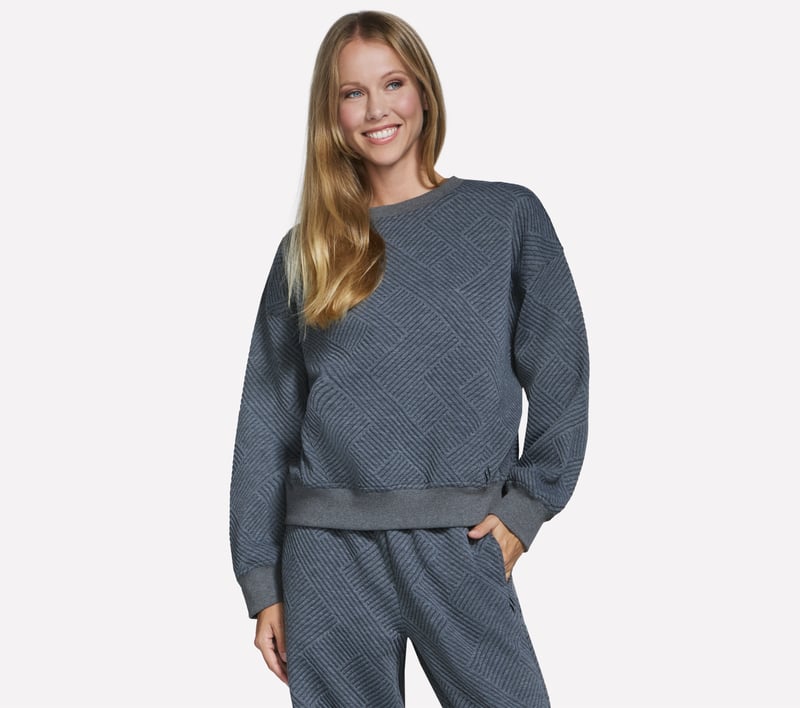 Cozy Fit Long Sleeve Crew, GRAY, fullimage number 0