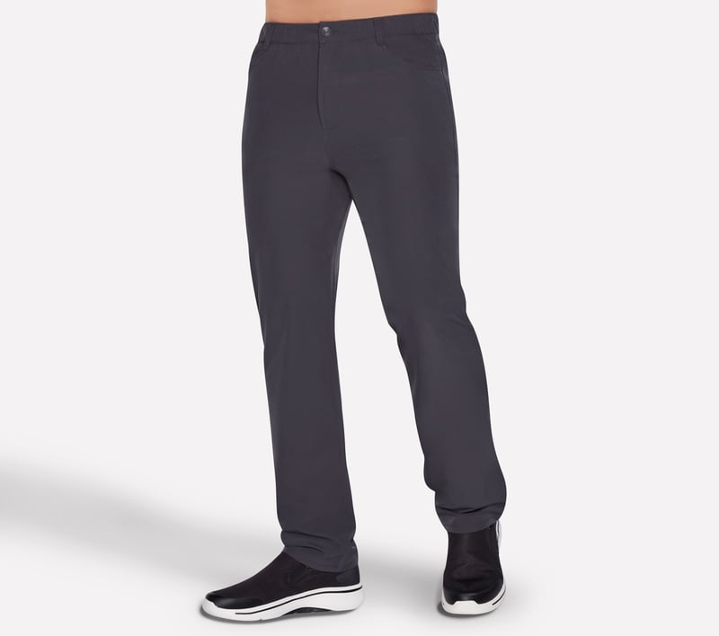 The GO WALK Pant Skechweave Premium, NOIR / GRIS ANTHRACITE, fullimage number 0