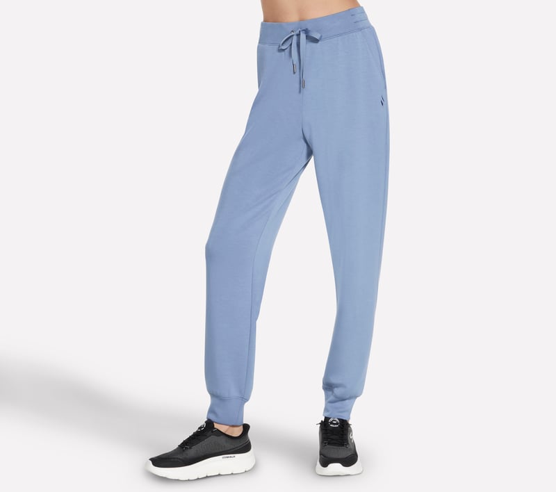 Cozy Luxe Jogger, BLANC / BLEU, fullimage number 0