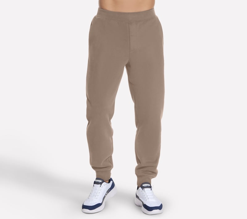 Max Soft Fleece Jogger, BROWN / NATURAL, fullimage number 0
