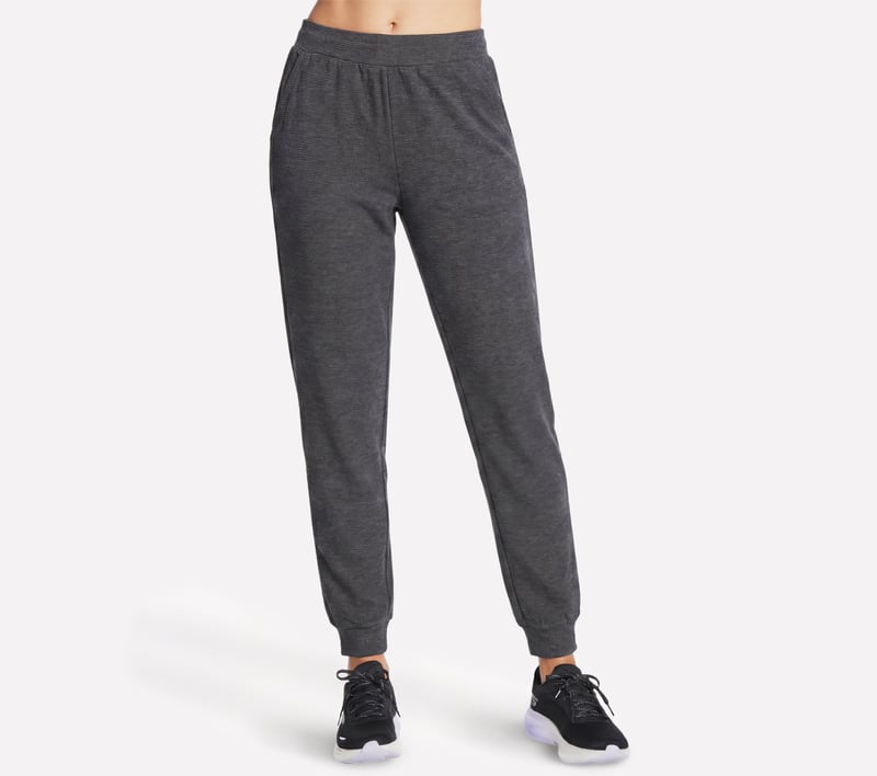 GO Luxe Ottoman Jogger, NOIR / GRIS ANTHRACITE, fullimage number 0