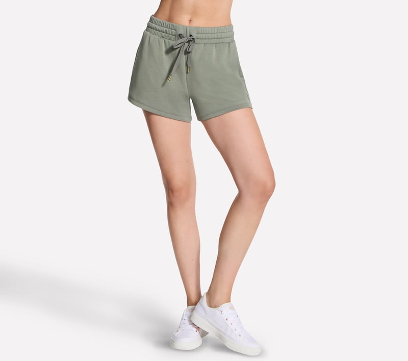 Skechers Slip-ins SKECHLUXE Elevate 5 Inch Short, TAUPE / OLIVE, fullimage number 0