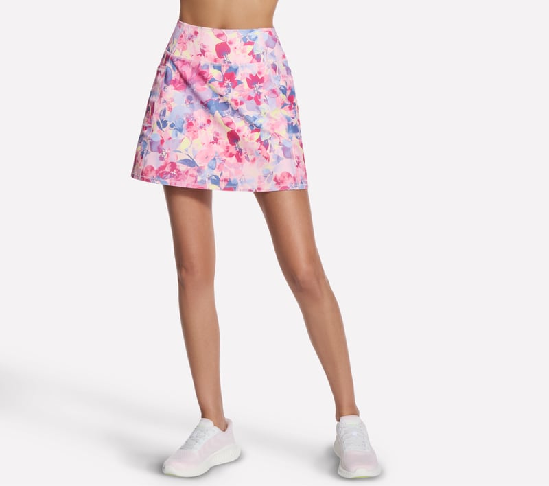 GO FLEX Printed Skort, HOT PINK / YELLOW, fullimage number 0