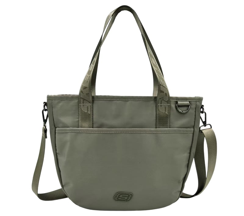 Shopper D-Ring Pocket Bag, OLIVE, fullimage number 0