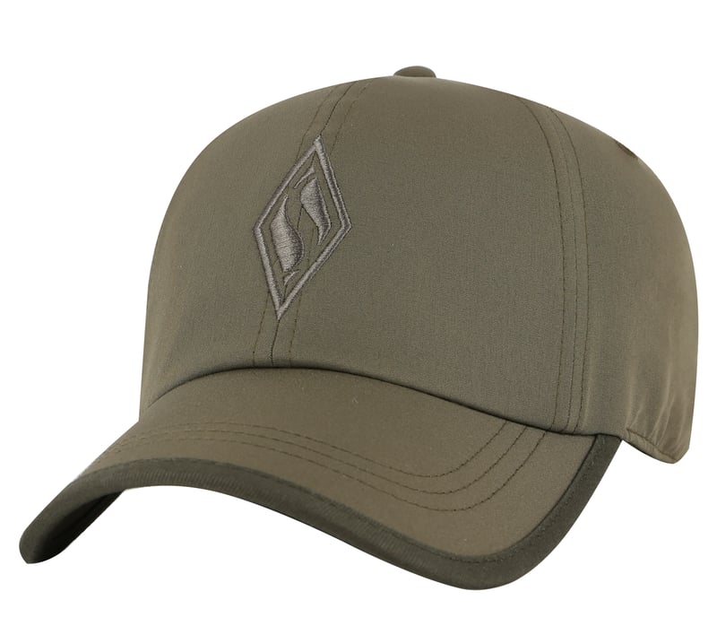 Skechweave Diamond Colorblock Hat, GRIS / OLIVE, fullimage number 0