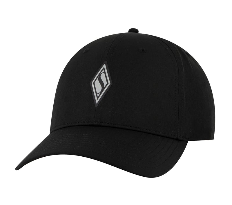 SKECHWEAVE Diamond Snapback Hat, BLACK, fullimage number 0