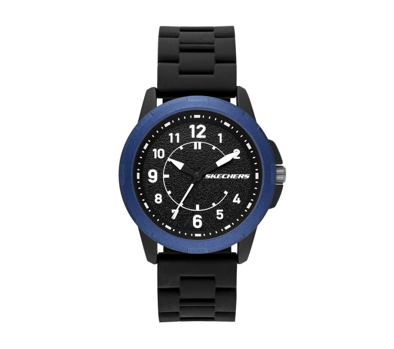 Skechers Color Pop Bezel Watch, BLACK / BLUE, fullimage number 0