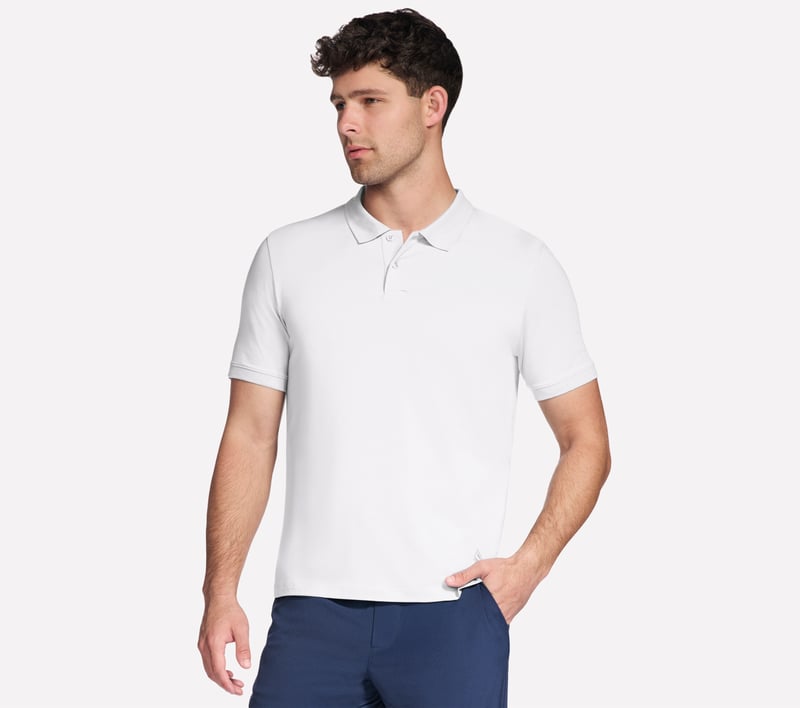 Signature Pima Polo, WHITE, fullimage number 0