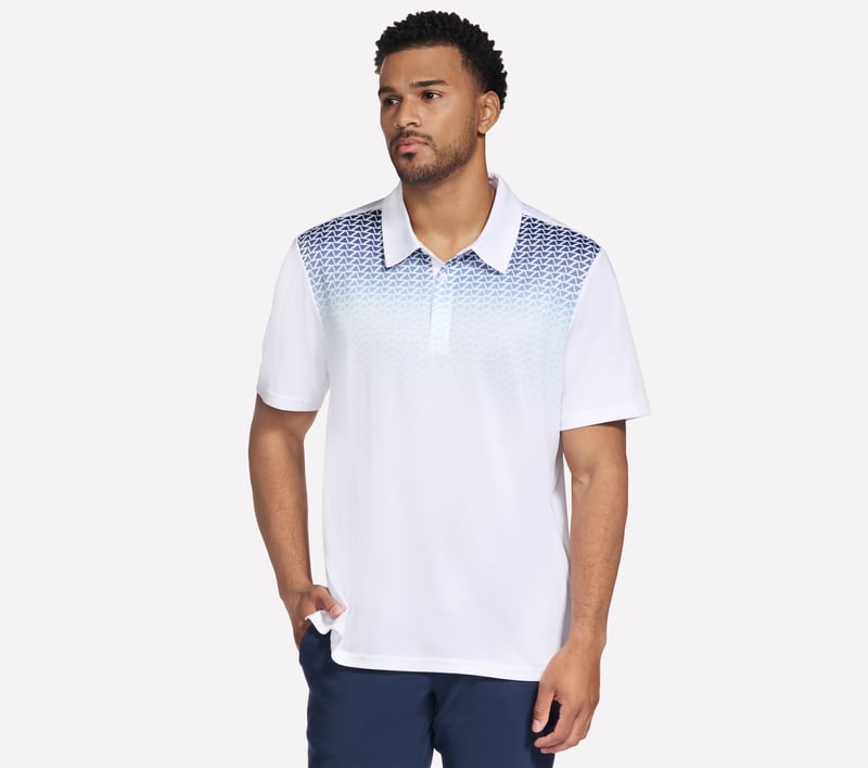 GO DRI Charge Fade Polo, WHITE, fullimage number 0