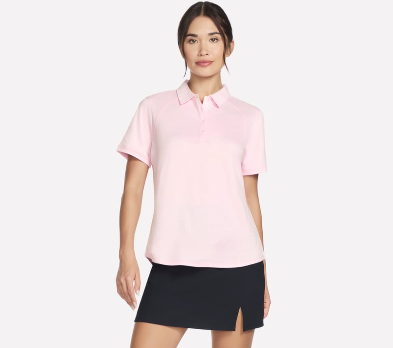 GO DRI SWIFT Club Polo, WHITE / PINK, fullimage number 0