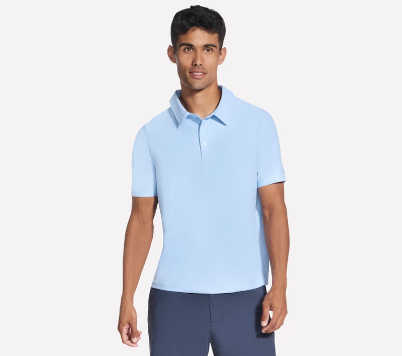 GO DRI All Day Polo, BLEU / ARGENT, fullimage number 0