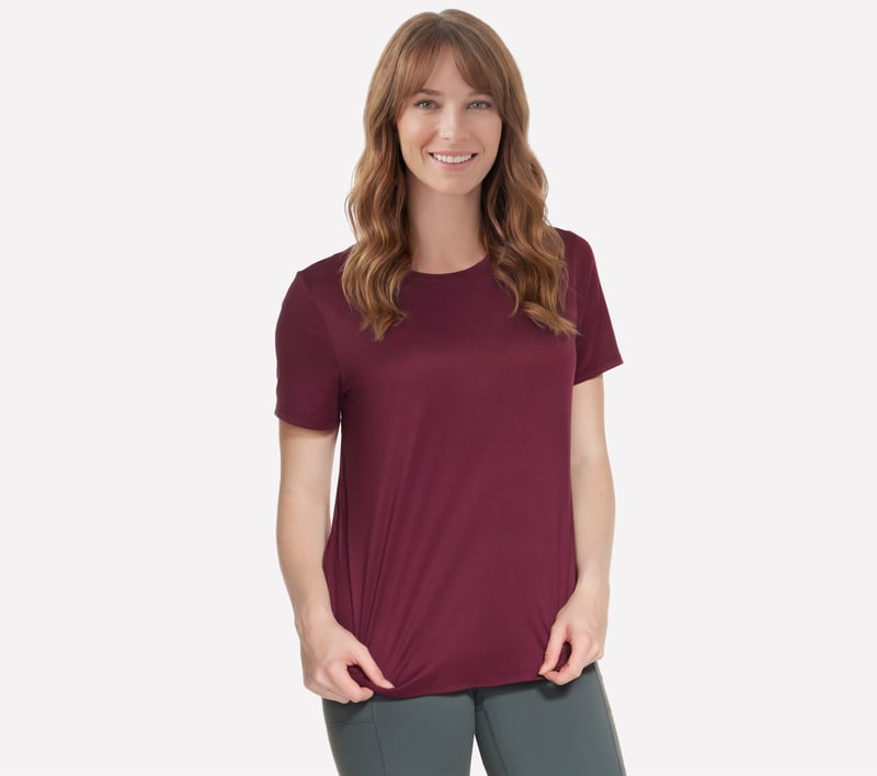 GO DRI Swift Tee, BORGOÑA / ROSA, fullimage number 0