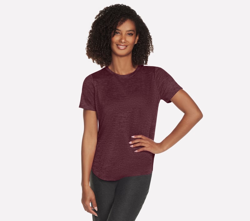 GO DRI Swift Tunic Tee, BURGUNDY / PINK, fullimage number 0