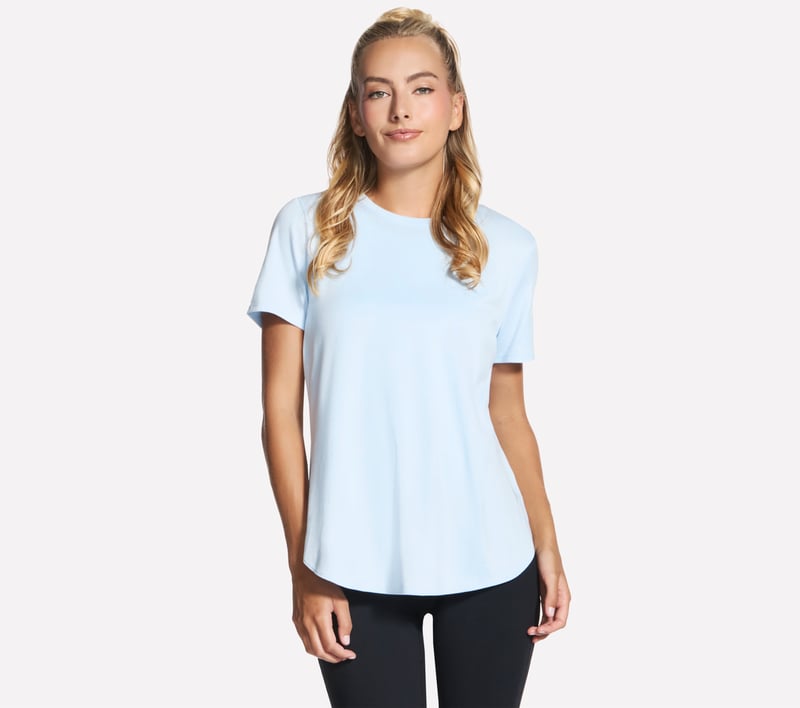 GO DRI Swift Tunic Tee, SIL / WHITE / BLUE, fullimage number 0