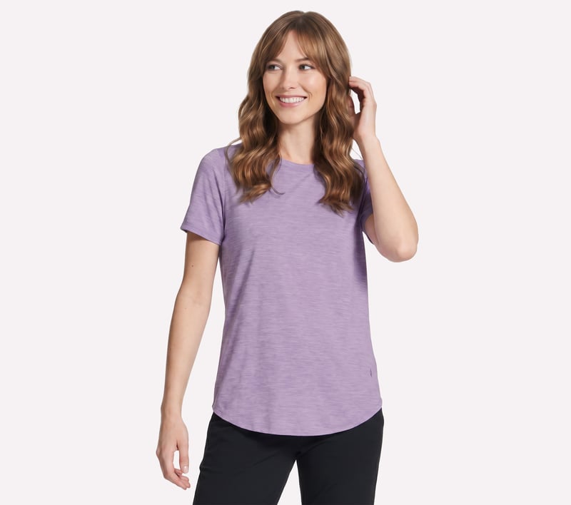 GO DRI Swift Tunic Tee, WHITE / BLUE, fullimage number 0