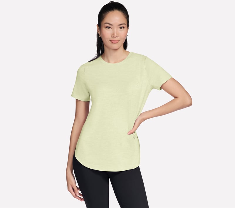 GO DRI Swift Tunic Tee, WHITE / SILVER, fullimage number 0