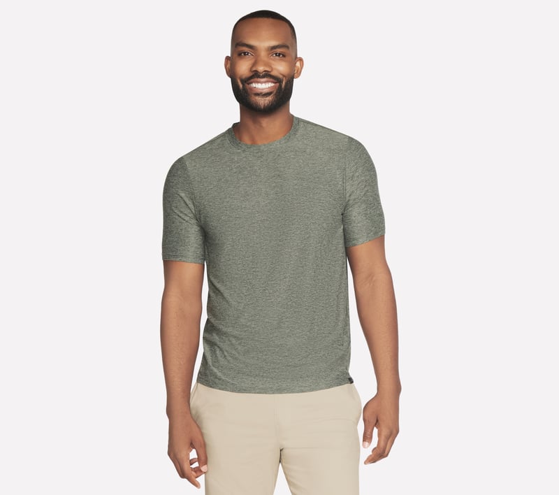 GO DRI All Day Tee, GREEN / BLACK, fullimage number 0