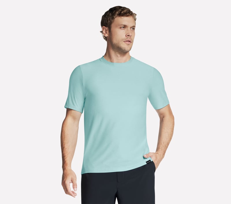 GO DRI All Day Tee, YELLOW / AQUA, fullimage number 0