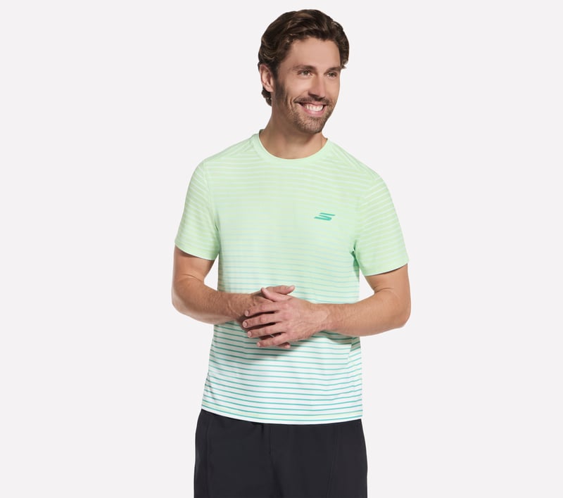 Fade Tee, GRIS / VERT-LIME, fullimage number 0