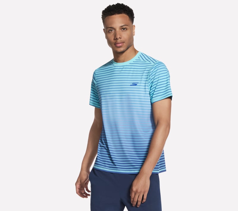 Fade Tee, TURQUOISE / LAVENDER, fullimage number 0