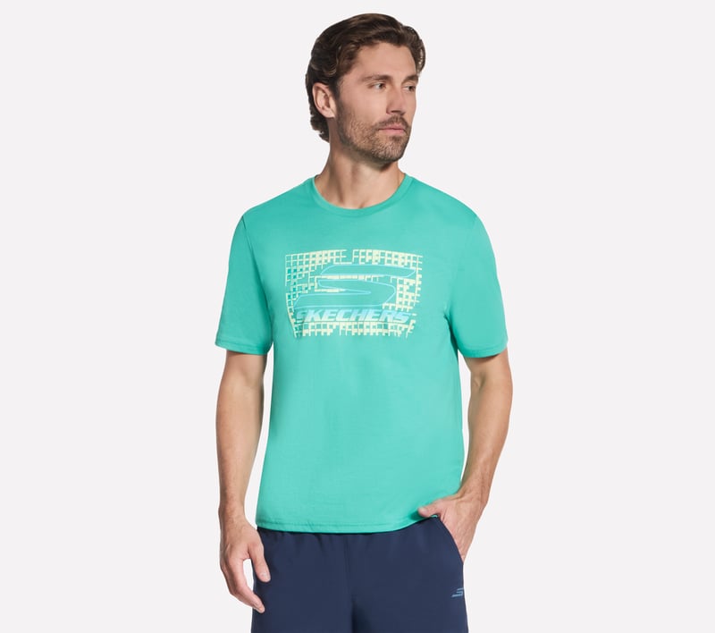 Ace Tee, TURQUOISE / PINK, fullimage number 0