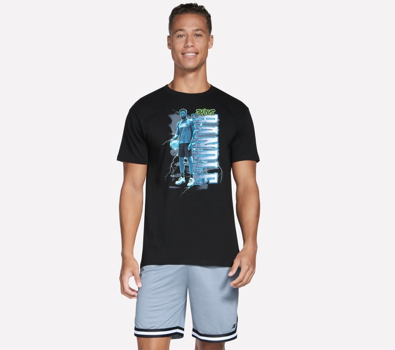 Skechers Basketball: Julius Tee, BLACK, fullimage number 0
