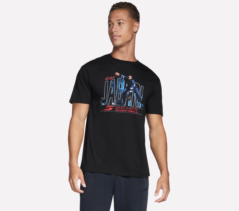 Skechers Basketball: Jabari Tee, BLACK, fullimage number 0