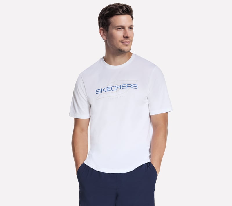 Script Tee, WHITE, fullimage number 0