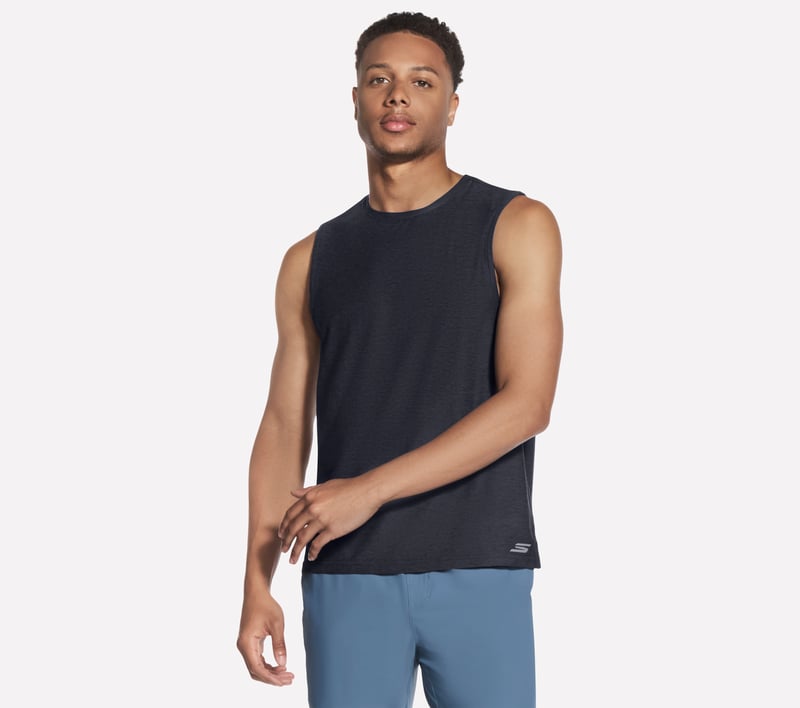 GO DRI All Day Muscle Tank, NOIR / GRIS ANTHRACITE, fullimage number 0