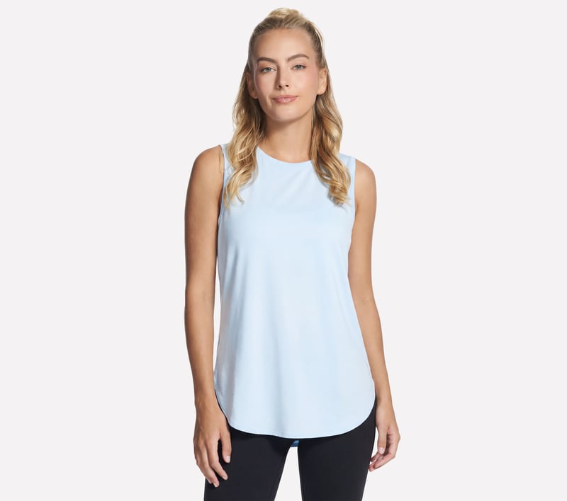 GO DRI Swift Tunic Tank, SIL / WHITE / BLUE, fullimage number 0