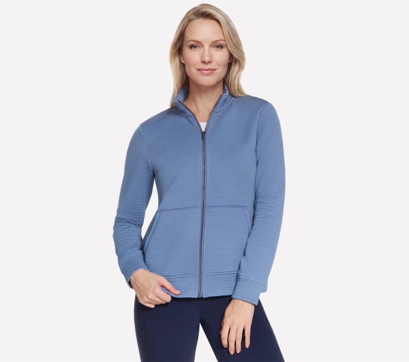 GO WALK Everywhere Jacket, WHITE / BLUE, fullimage number 0