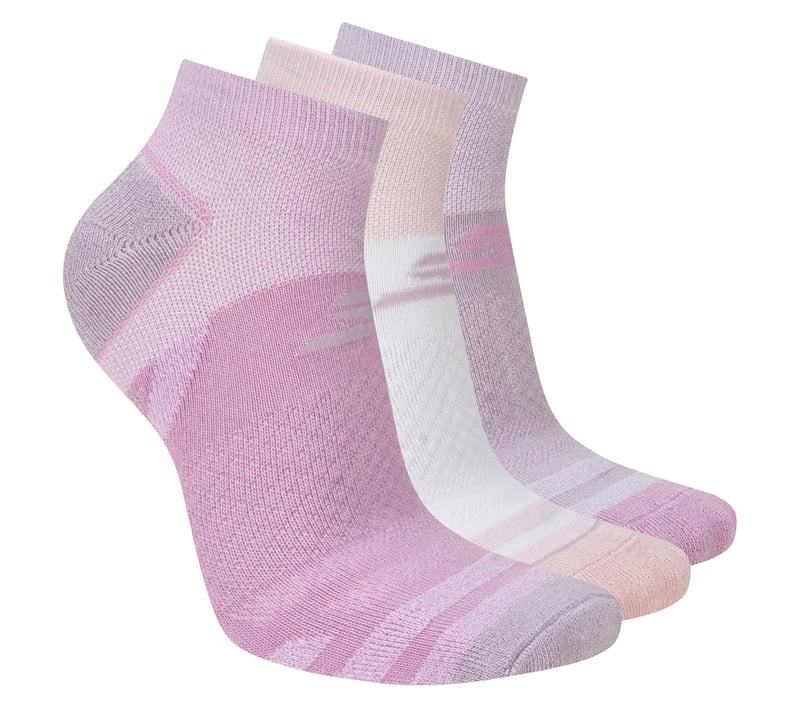 3 Pack Women's Performance Low Cut Running Socks, PURPLE, fullimage number 0