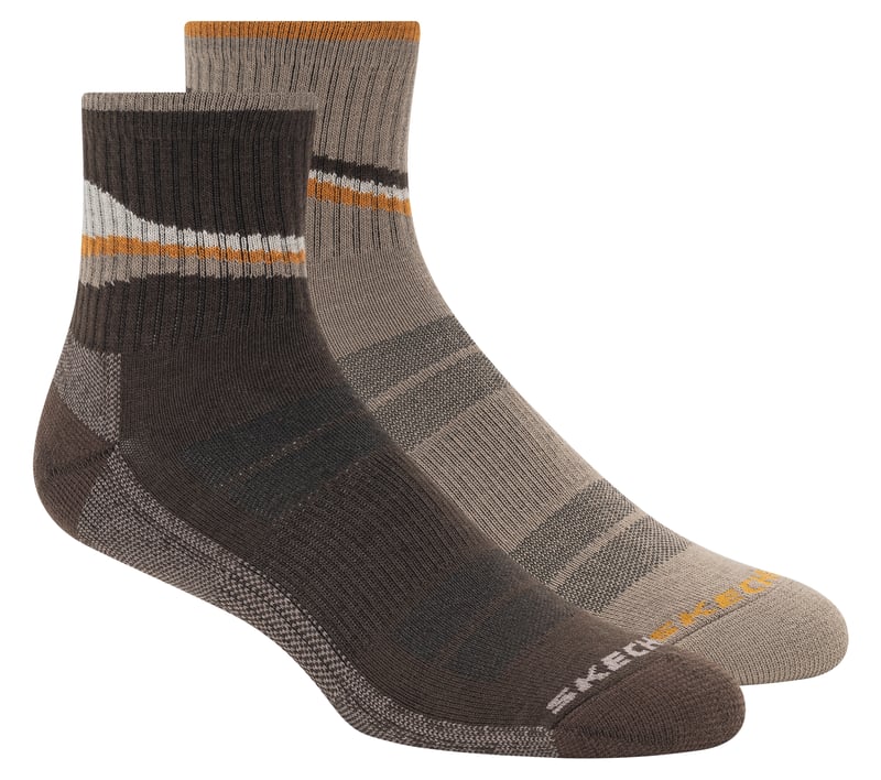 2 Pack Men's Quarter Trail Socks, BRMT, fullimage number 0
