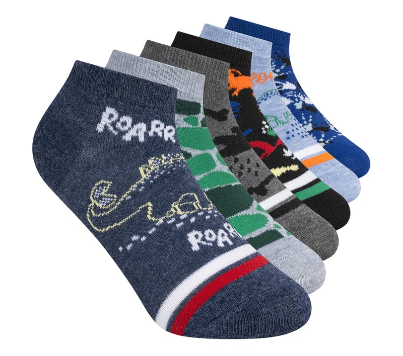 6 Pack Dragon Socks, MULTI, fullimage number 0
