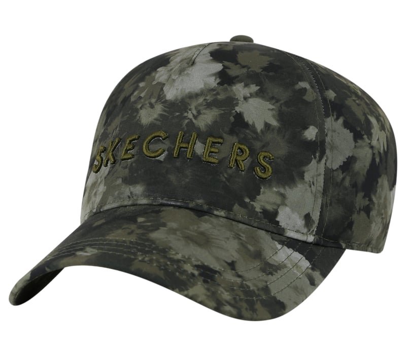 Skechers Inbloom Baseball Hat, CHARCOAL / OLIVE, fullimage number 0