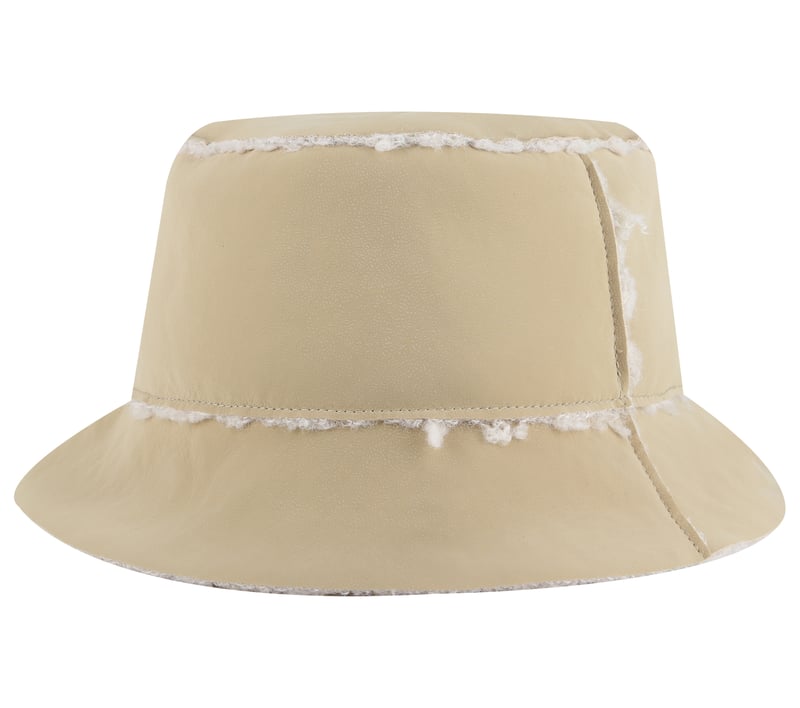 Sherpa Suede Bucket Hat, CINNAMON, fullimage number 0