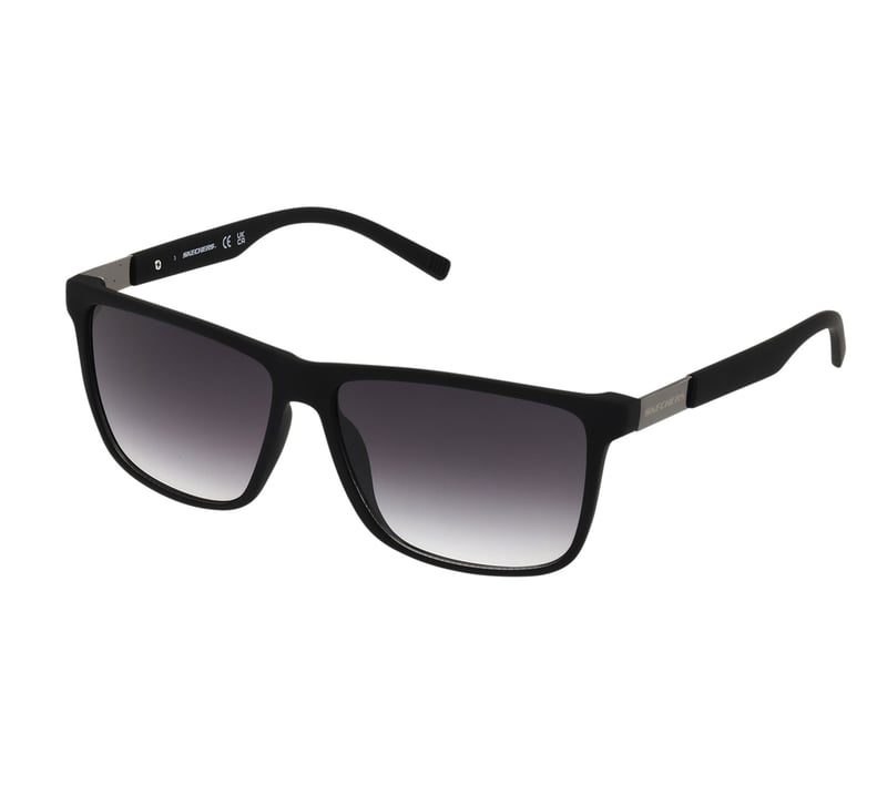 Soft Touch Square Sunglasses, BLACK, fullimage number 0