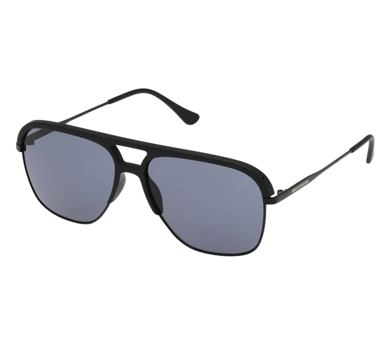 Metal Navigator Sunglasses, BLACK, fullimage number 0