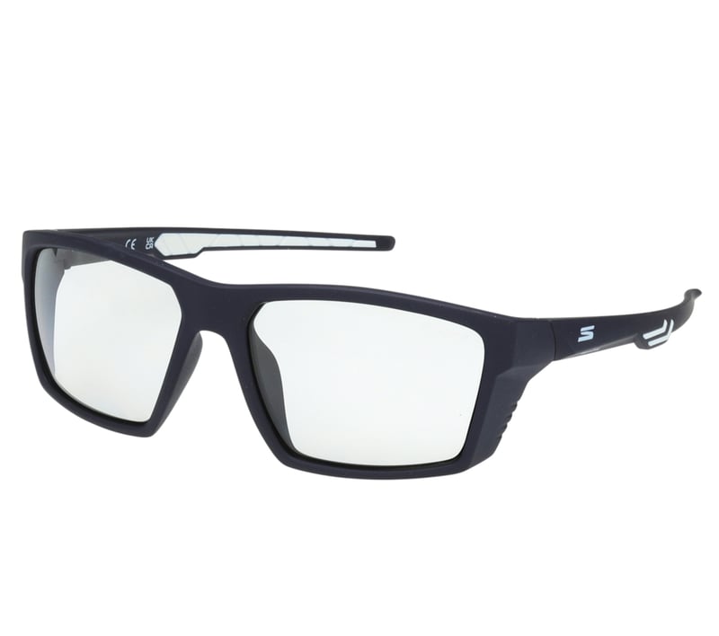 Performance Square Soft Touch Photochromic Sunglasses, NAVY, fullimage number 0