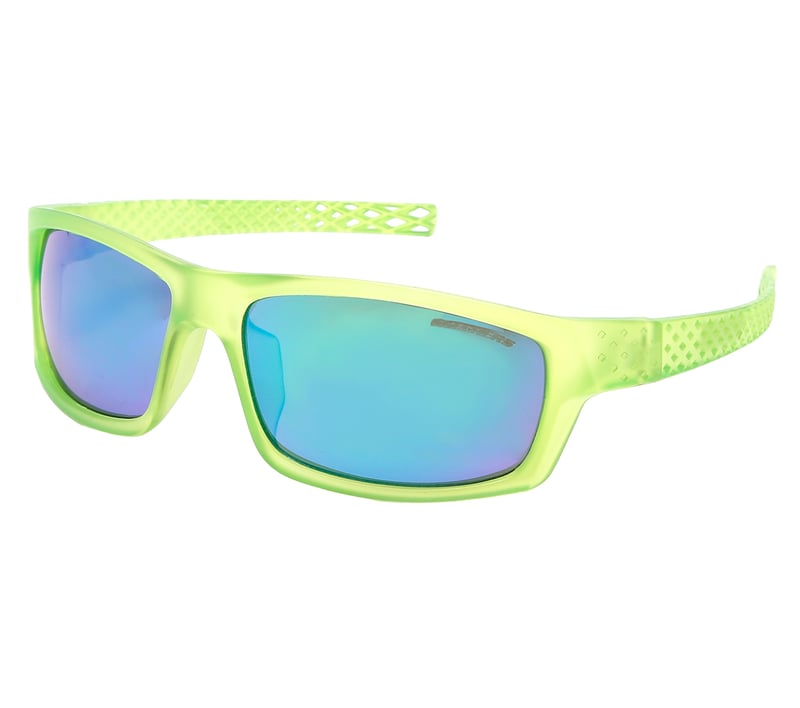 Square Matte Crystal Sunglasses, VERDE, fullimage number 0
