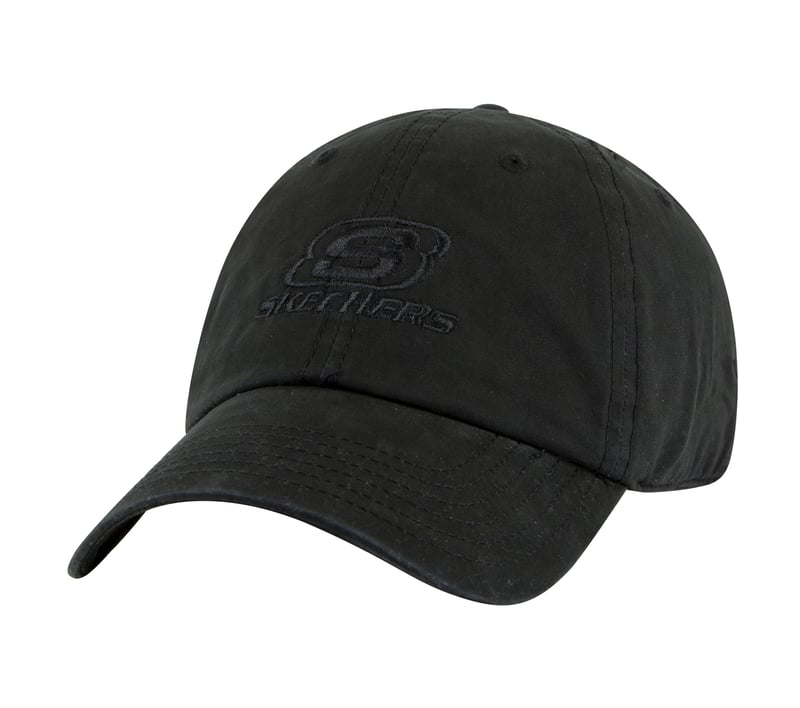 Skechers Washed Dad Hat, BLACK, fullimage number 0
