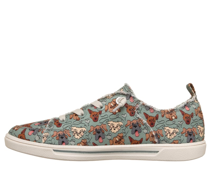 【美品】SKECHERS GO GOLF BOBSコラボ　犬柄　23.5〜24 BOBS B Cute 2.0 - Hound Huggers