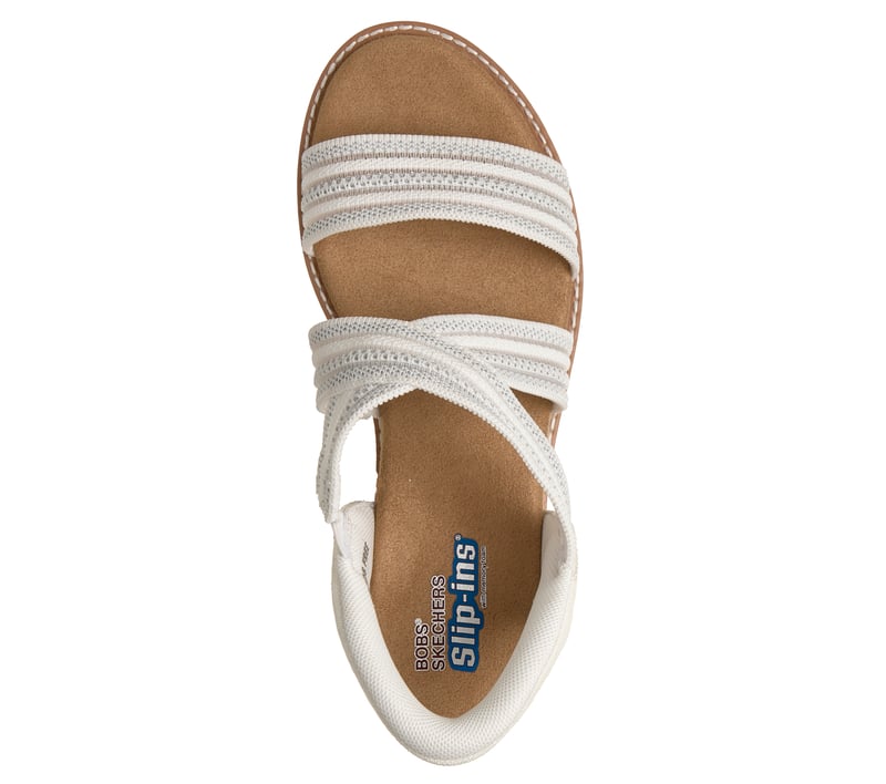 Skechers Slip-ins: BOBS Desert Kiss - Lavish Leap - WHITE