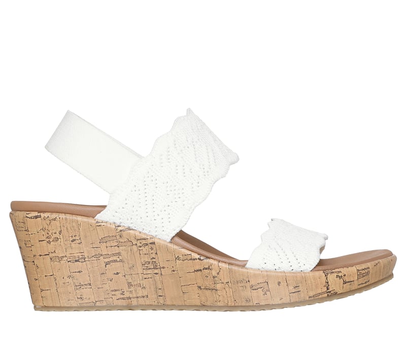 ◆SKECHERS◆ women beverly SC0WSCFM062 Skechers Wo's 8 Luxe Foam Beverley Slingback Wedge Smitten