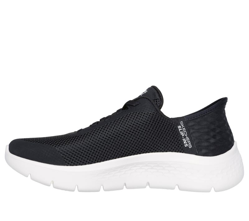 Skechers Slip-ins: GO WALK Flex - Grand Entry - BLACK / WHITE